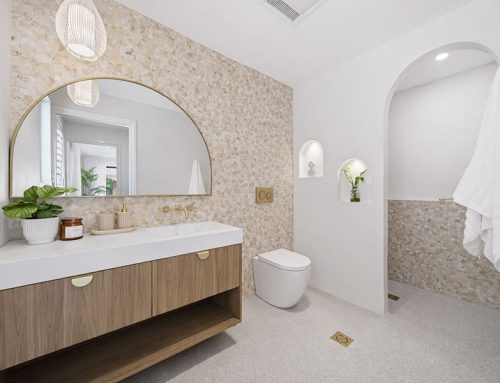 Modern Mediterranean Bathroom Renovation